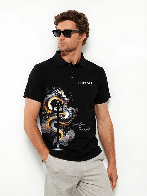 Polo Shirt - Dragon - Image 7