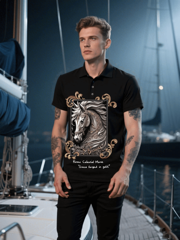Polo Shirt – Celestial Horse polo - Hình ảnh 3