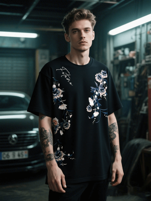 T-shirt - Blue Petal - Hình ảnh 3