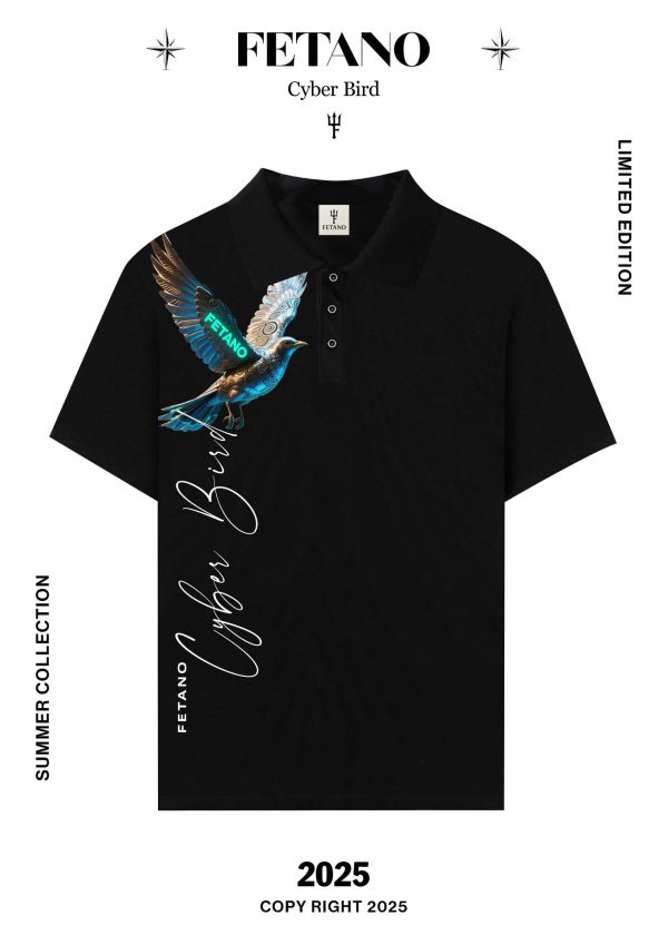 Polo Shirt - Cyber Bird