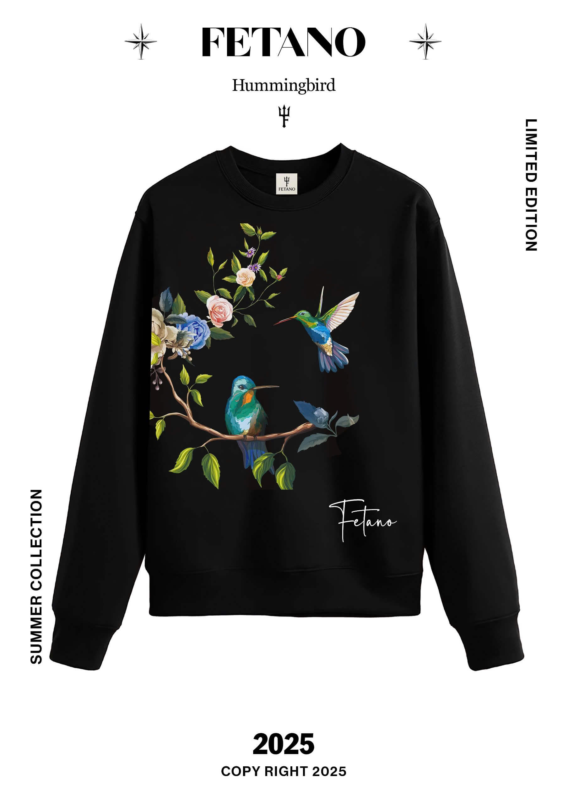 Sweatshirt Fetano - Hummingbird
