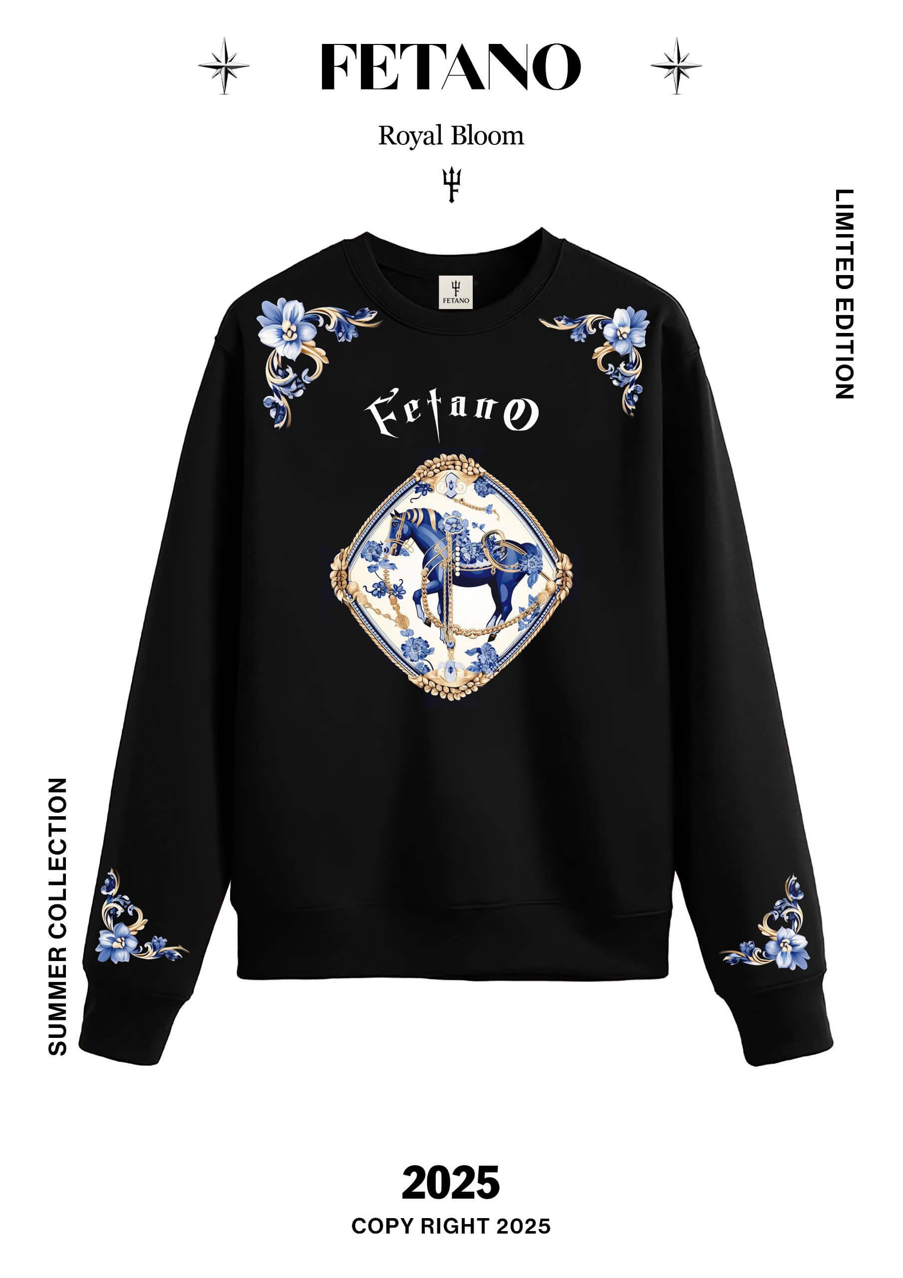 Sweatshirt Fetano - Royal Bloom