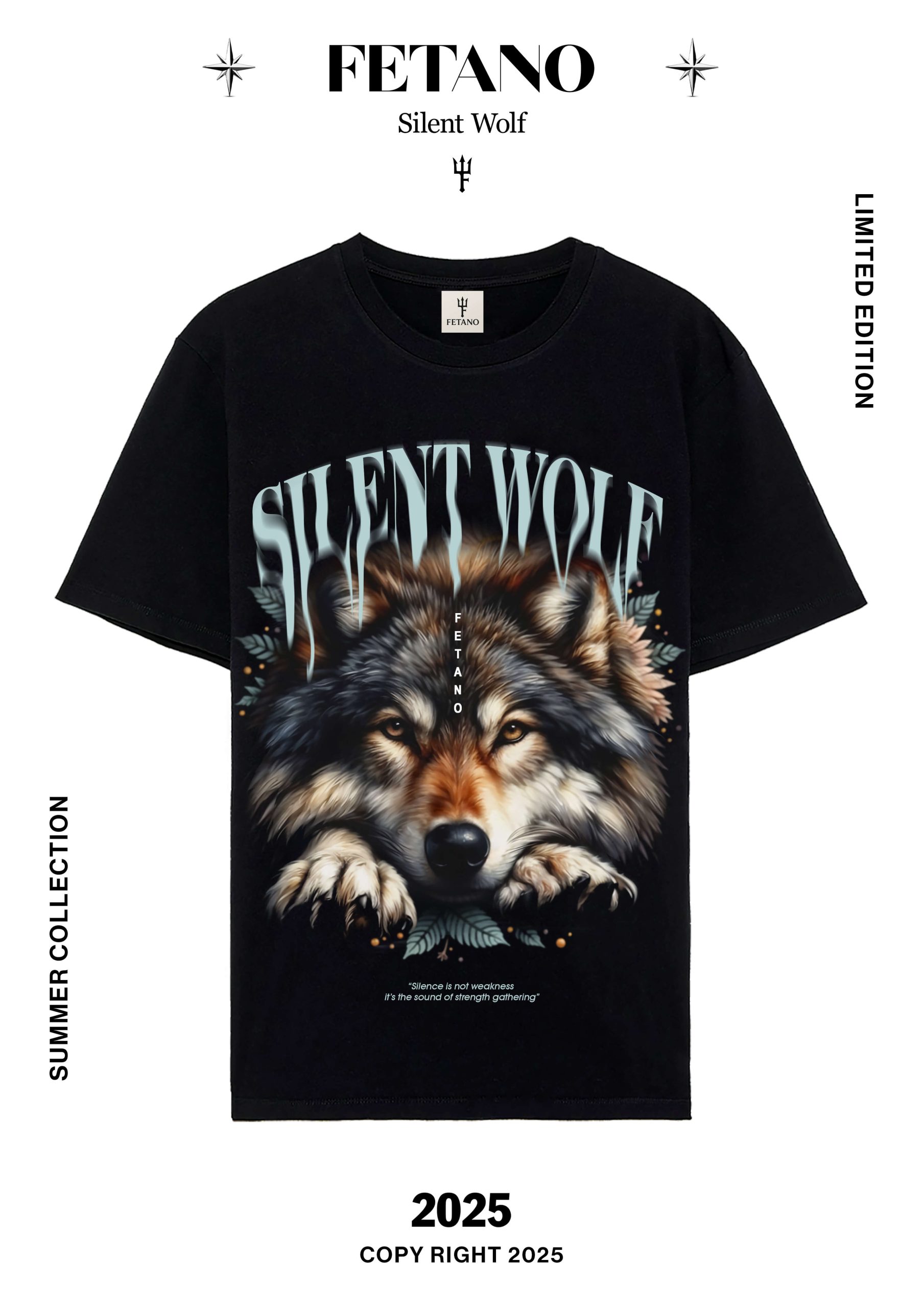 T-shirt - Silent Wolf