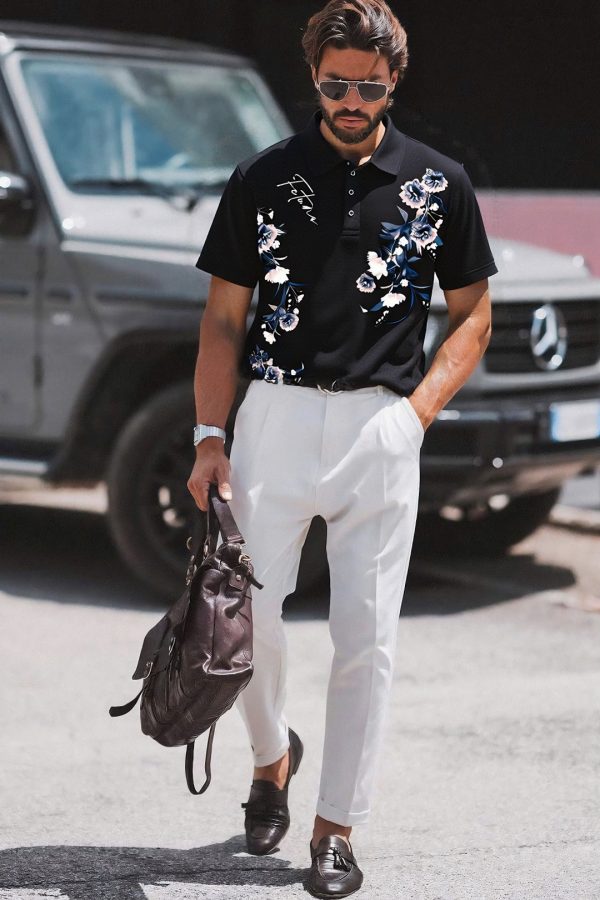 Polo Shirt - Blue Petal - Image 3