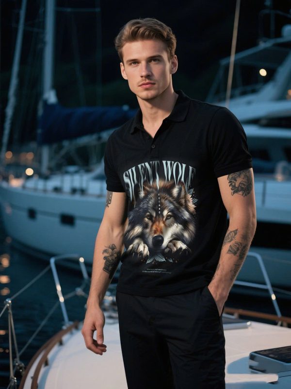 Polo Shirt - Silent Wolf - Image 3