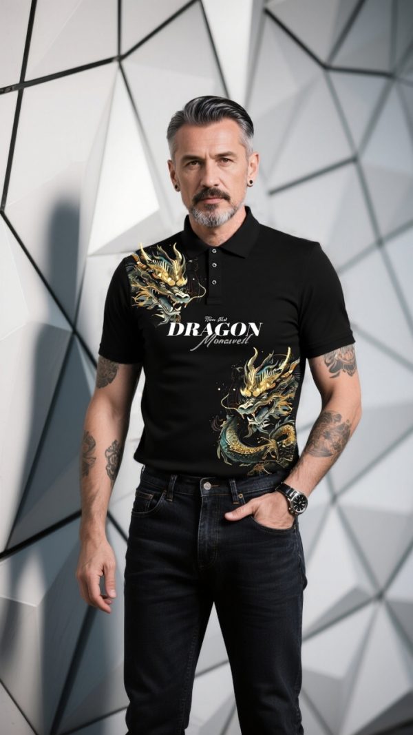 Polo Shirt - Dragon - Image 7