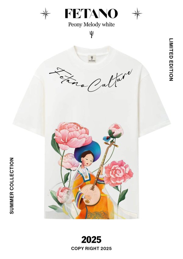 T-shirt - Peony Melody -clone
