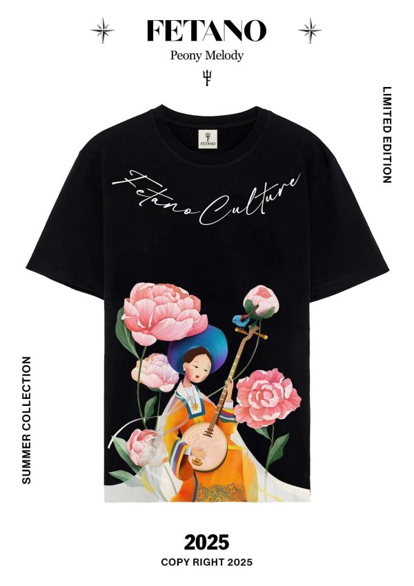 T-shirt - Peony Melody -clone - Image 3