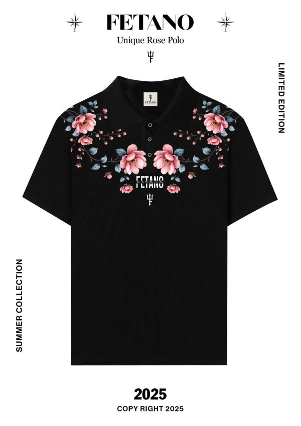 Polo Shirt - Unique Rose